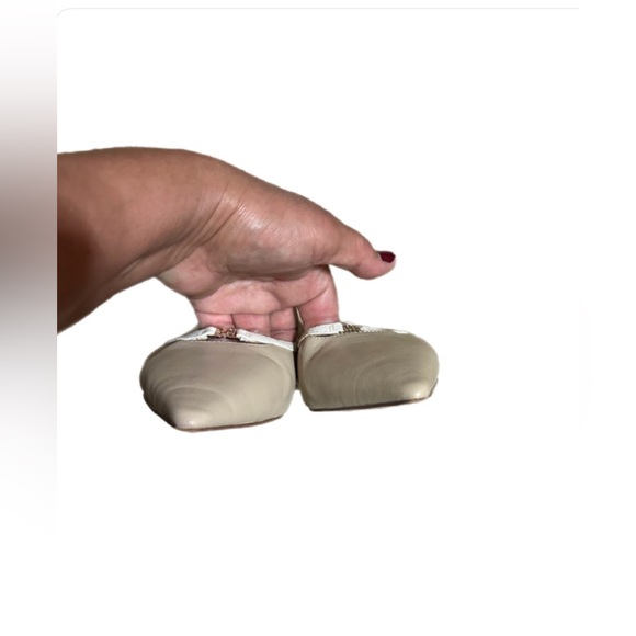 Sam Edelman Beige Leather Slingback  pointed toe Flats women Us size 8 - Picture 7 of 8